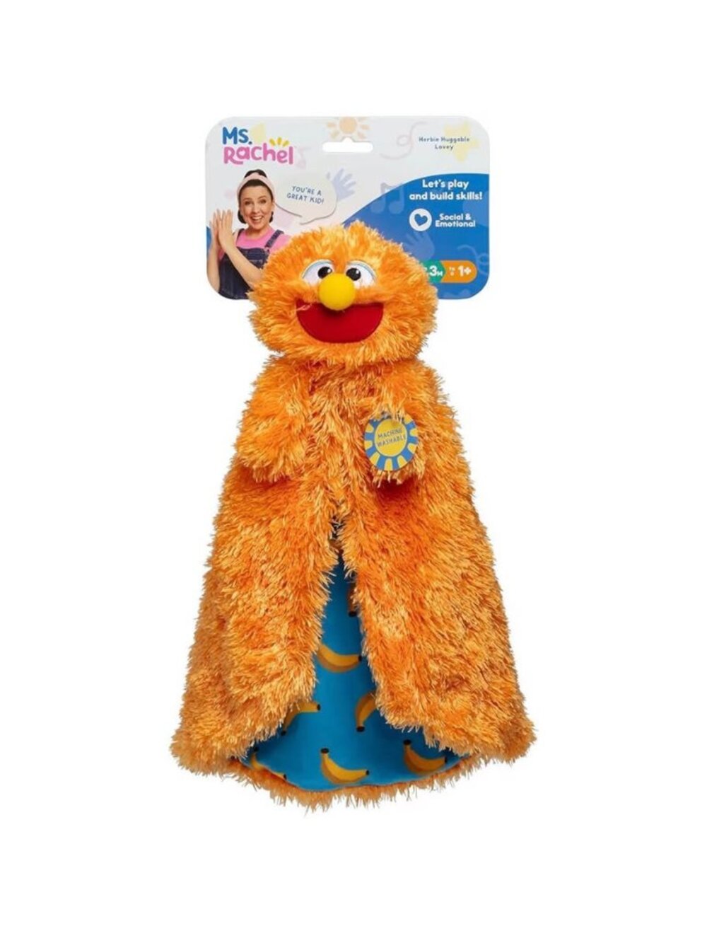 NEW Ms. Rachel Herbie Huggable Lovey Toy